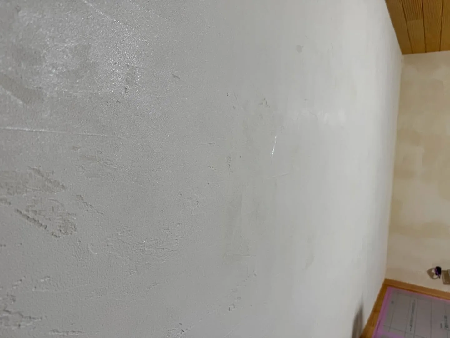 アンションの内装壁を左官仕上げ‼️